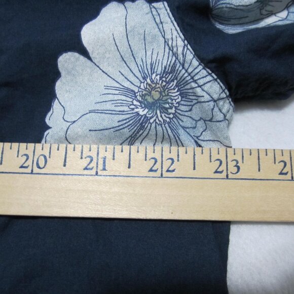 American Eagle Hawaiian Tropical Shirt Men's Size Large Blue Cotton Viscose SS - Picture 8 of 11